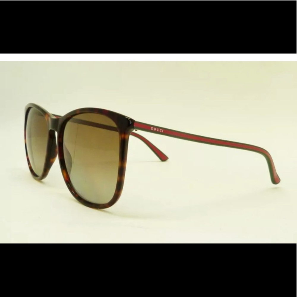 GUCCI GG3767 sunglasses brown green red  frame